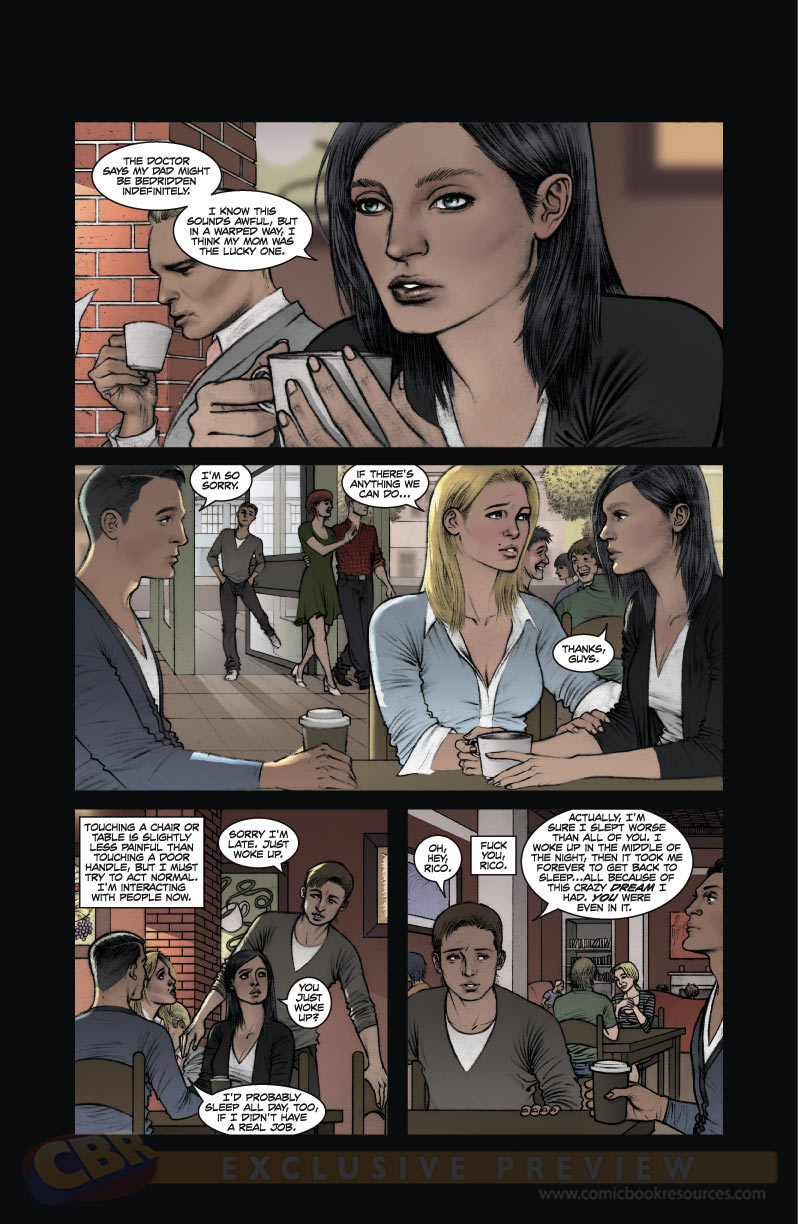 Whispers #1 (2012) drawn and written by Joshua Luna, page 3.